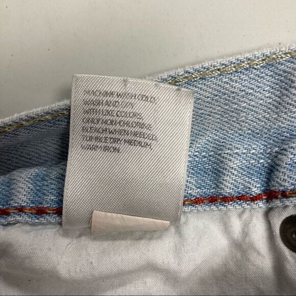 OLD NAVY Men’s Straight Light Wash Jeans, Blue, Size 33/32, 100%COTTON - Picture 4 of 8